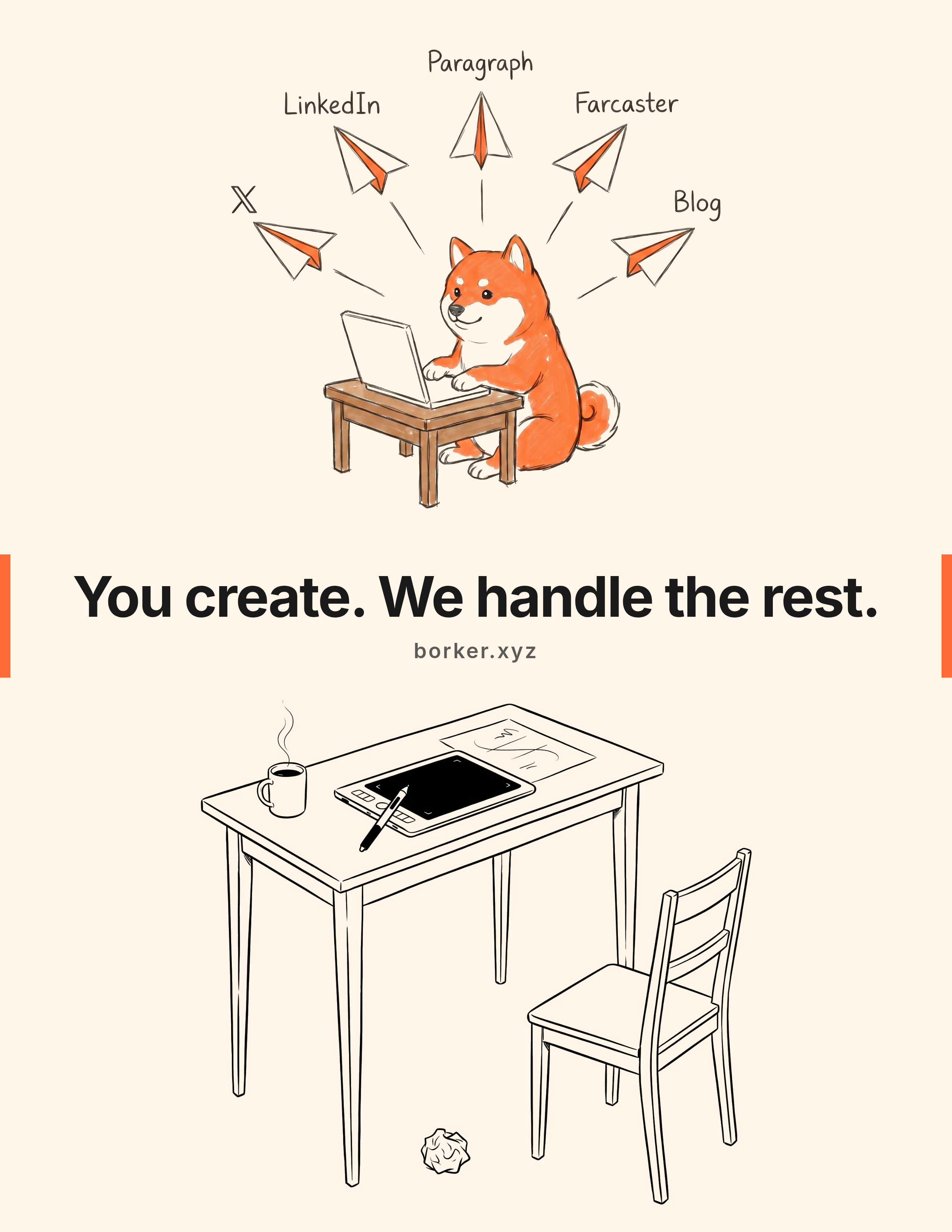 Borker magazine ad: designer variant