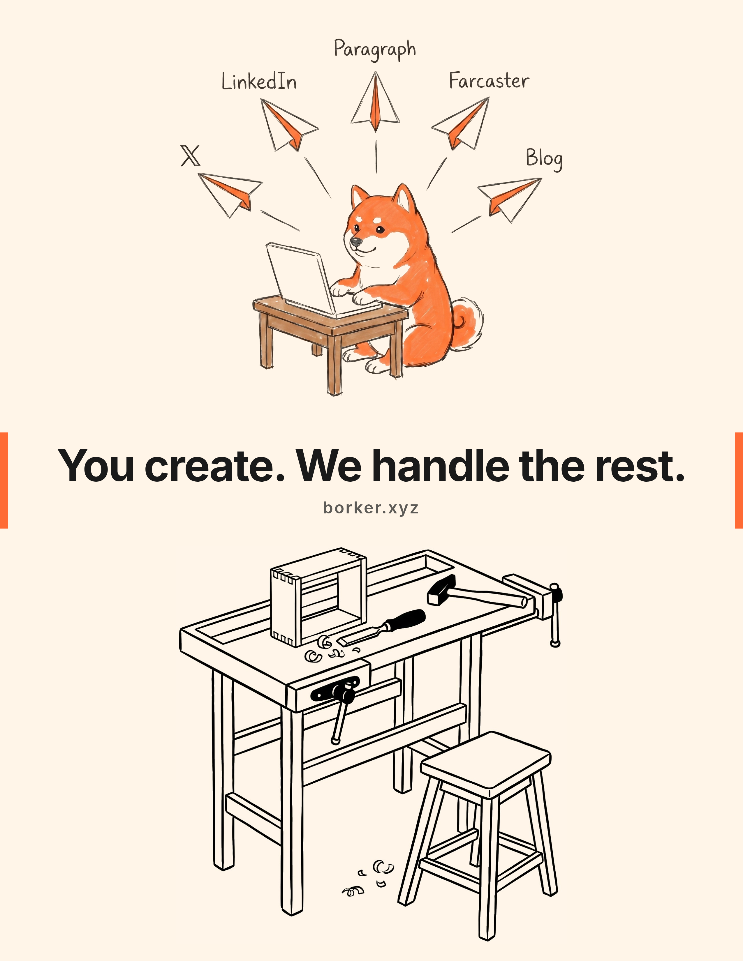 Borker magazine ad: maker variant